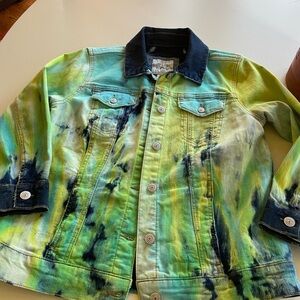 LOGO by Lori Goldstein Limited Edition Denim Jacket size O. New